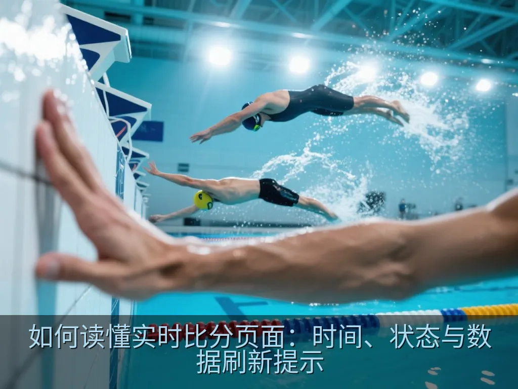 观赛者在平板设备上核对比赛状态和更新时间提示