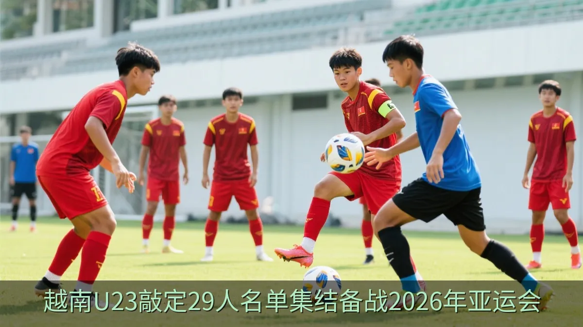 越南U23敲定29人名单集结备战2026年亚运会